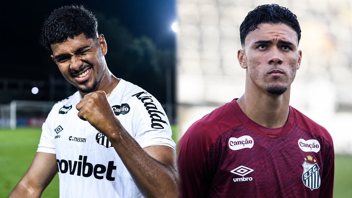 Dupla do Santos é convocada para a Seleção Brasileira Sub-20