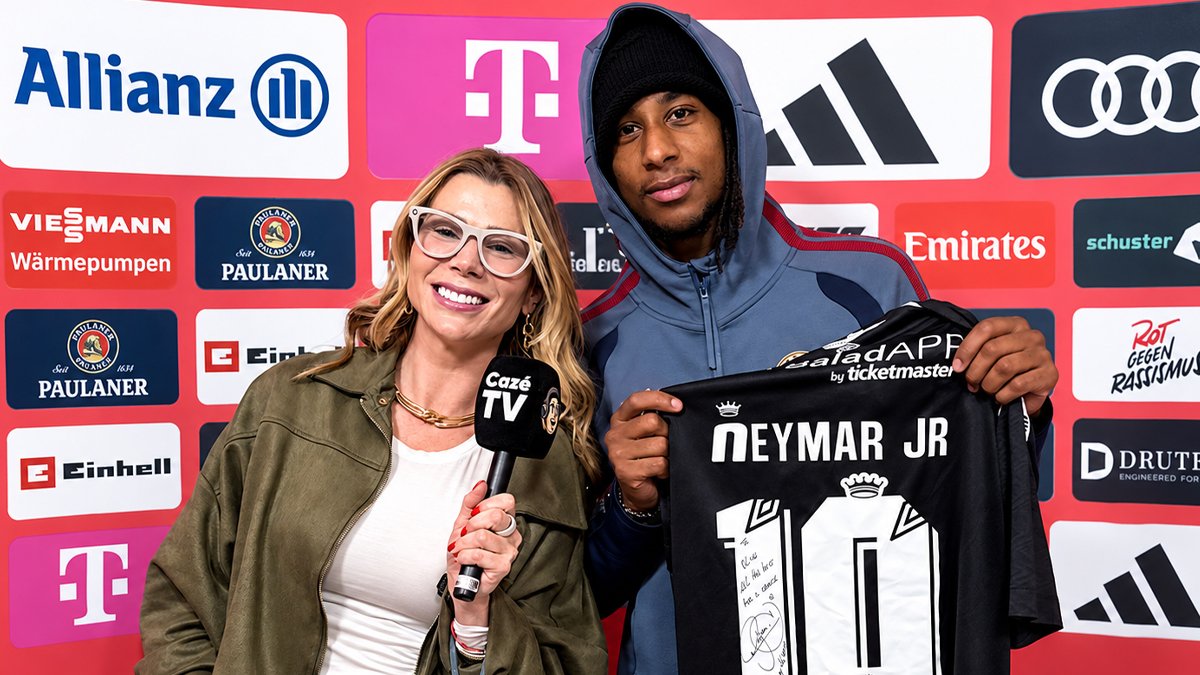 Neymar envia camisa do Santos para estrela do Bayern
