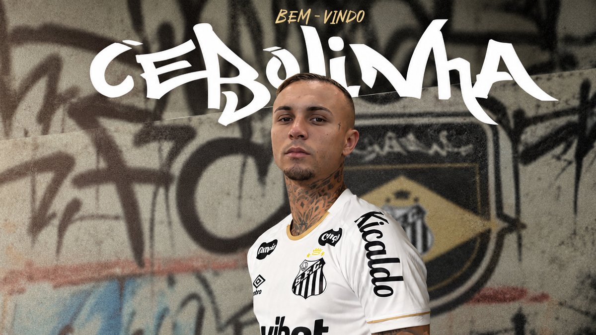 Cebolinha é anunciado oficialmente pelo Santos
