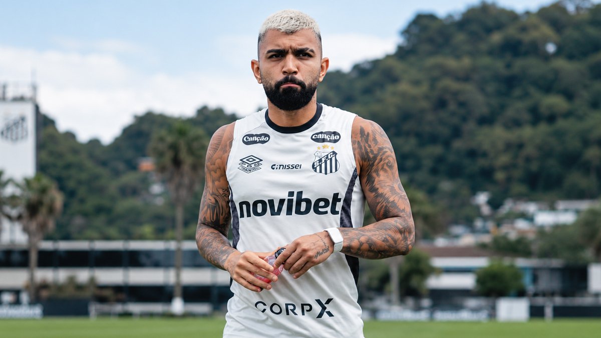 Gabigol esclarece polêmica e revela desejo de continuar no Santos