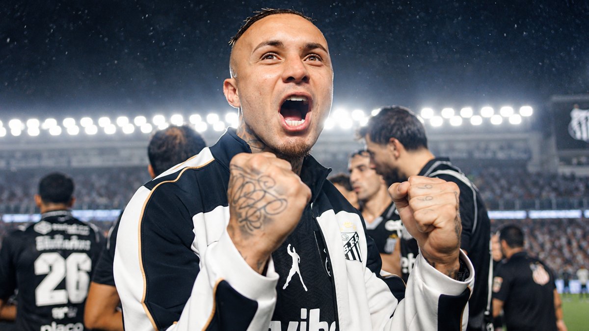 Cebolinha celebra estreia pelo Santos e revela sensação após vitória na Vila