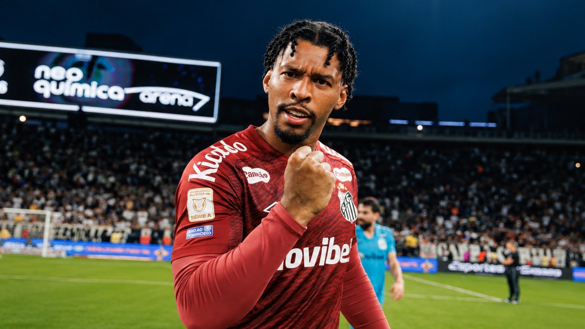 Diógenes fecha o gol no fim e vira herói do Santos no clássico