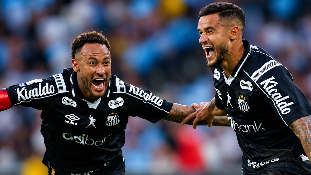 Coutinho brilha, marca primeiro gol e ganha destaque em vitória do Santos