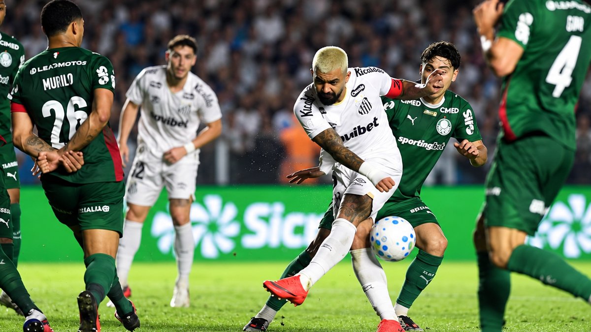 Santos x Palmeiras: veja a provável escalação e onde assistir